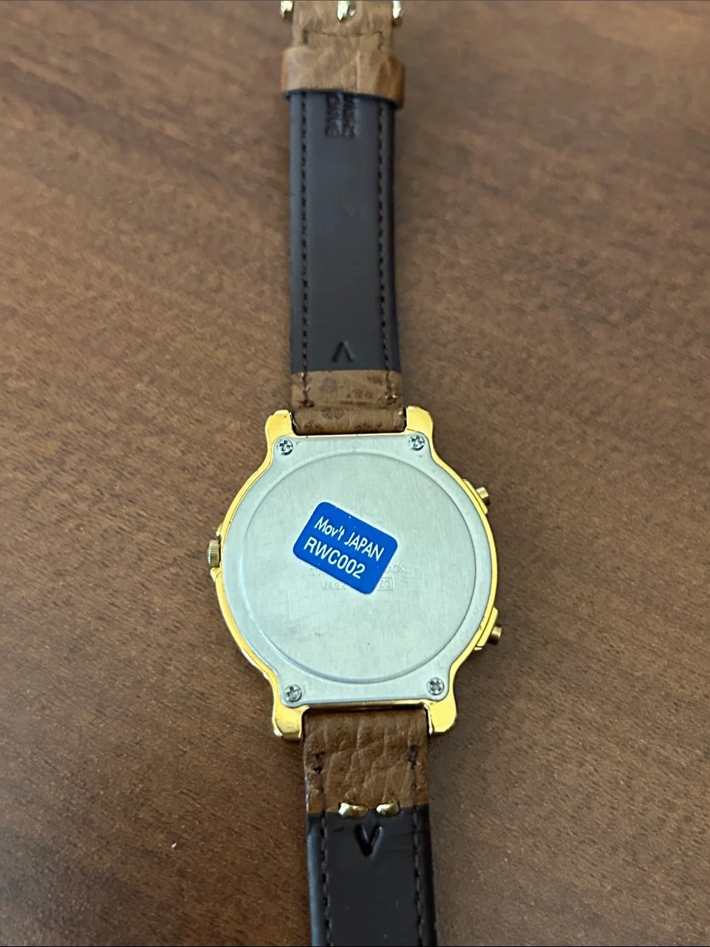 Vintage Singing Lorus Mickey Mouse  Women's Gold-Tone Mickey Mouse Quartz Watch